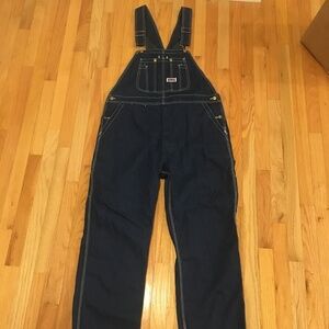 Big Smith Overalls Bib Carpenter Blue Jean Denim